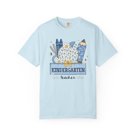 Kindergarten Teacher Flower Tee Shirt