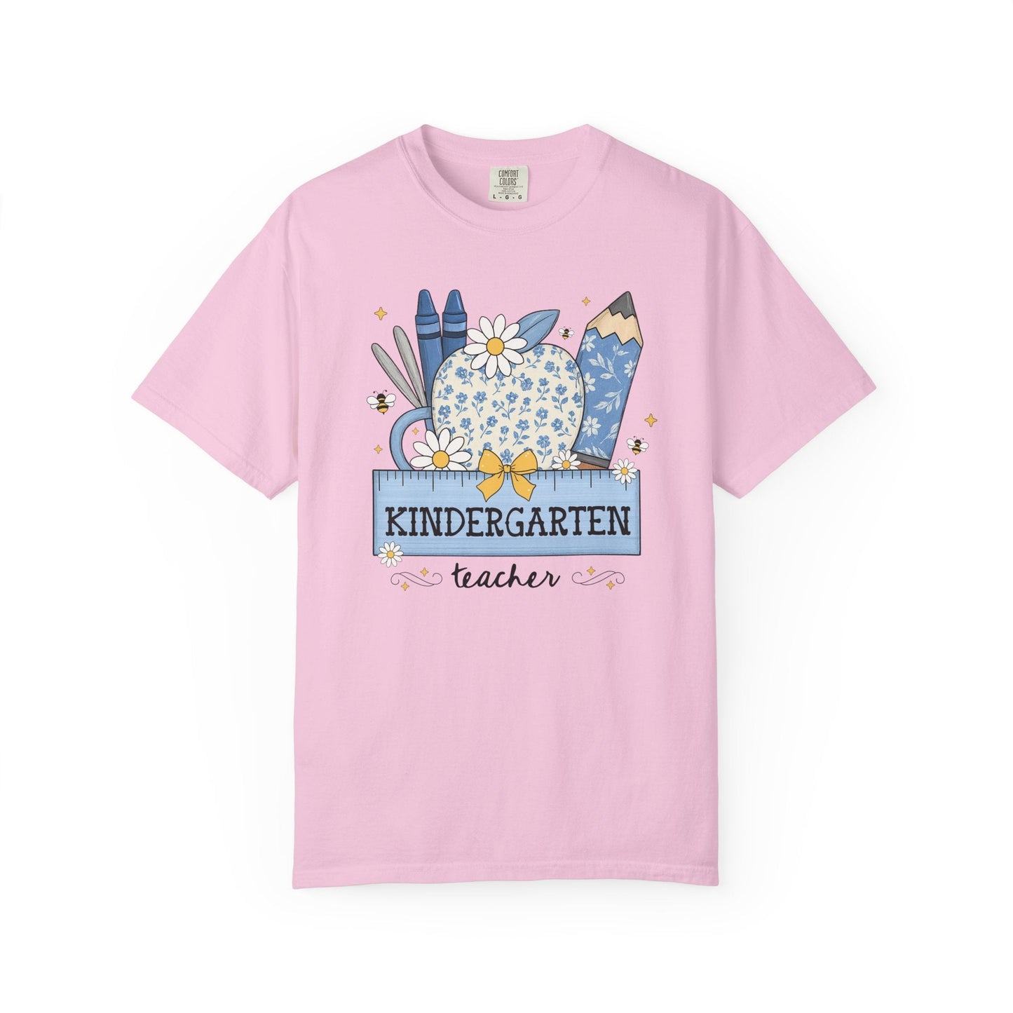 Kindergarten Teacher Flower Tee Shirt