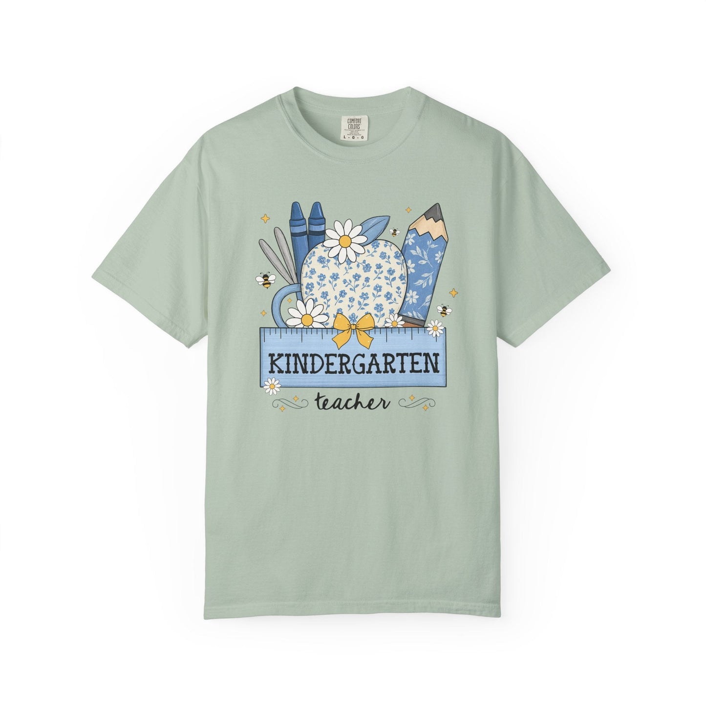 Kindergarten Teacher Flower Tee Shirt