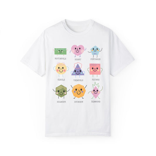 Kindergarten Teacher T-Shirt for Learning Shapes