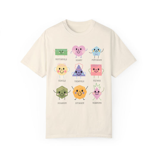 Kindergarten Teacher T-Shirt for Learning Shapes