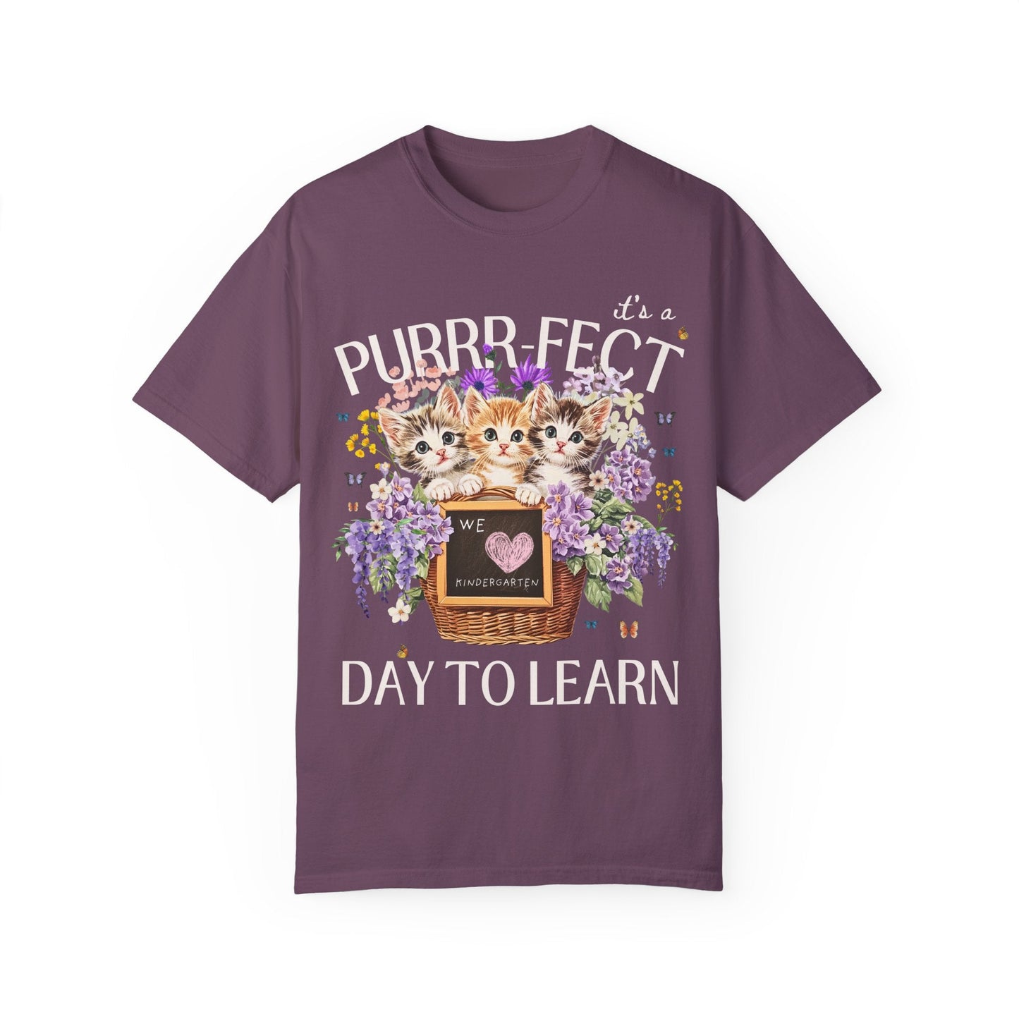 Kindergarten Cat Teacher Tee
