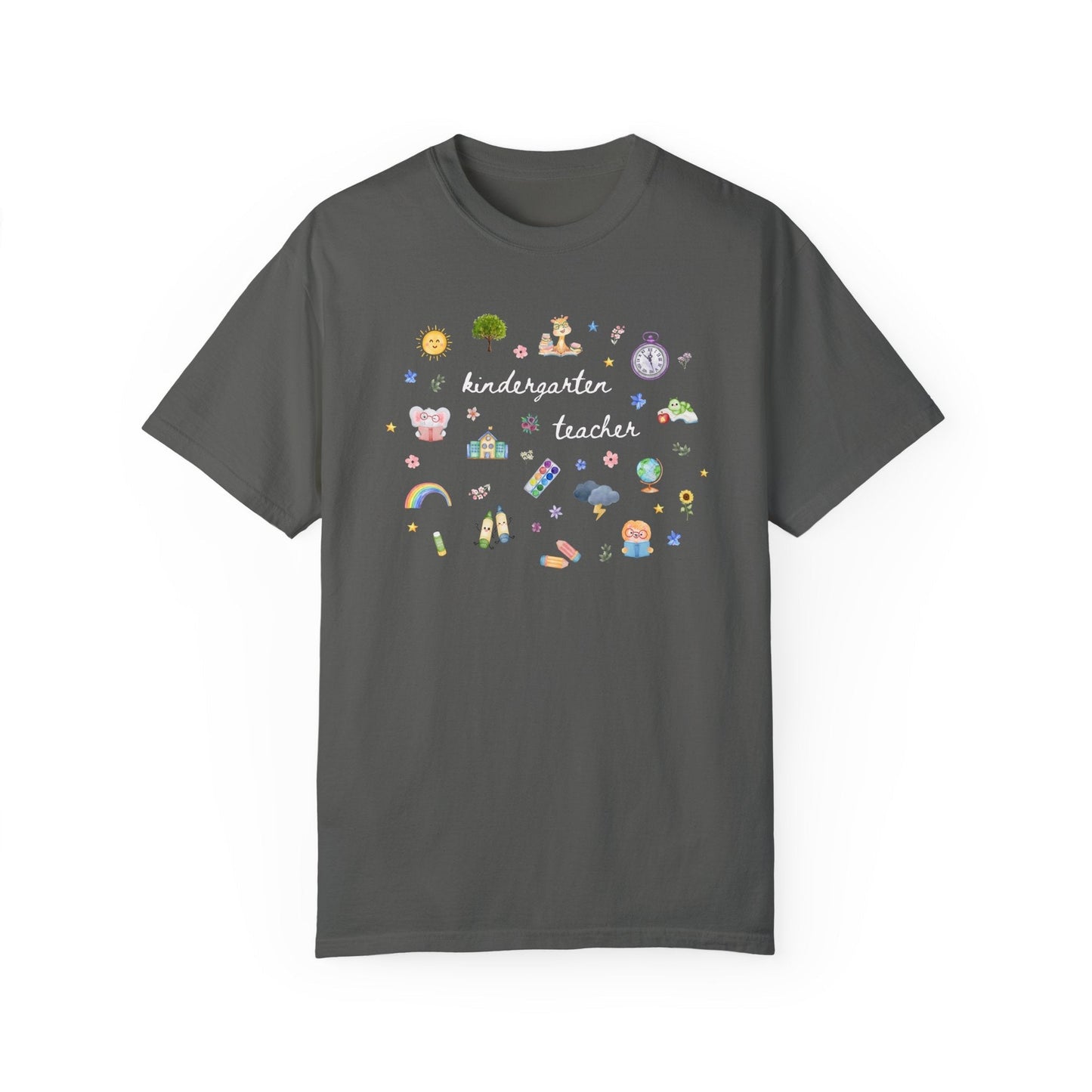 Floral Kindergarten Teacher Tee Shirt