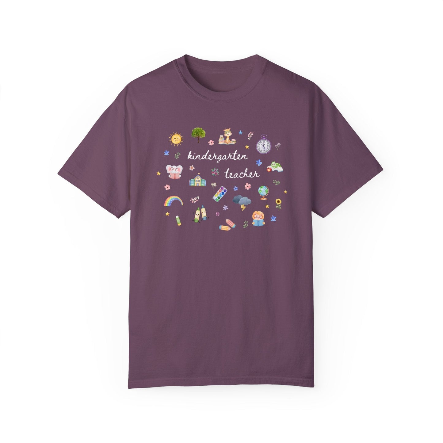 Floral Kindergarten Teacher Tee Shirt