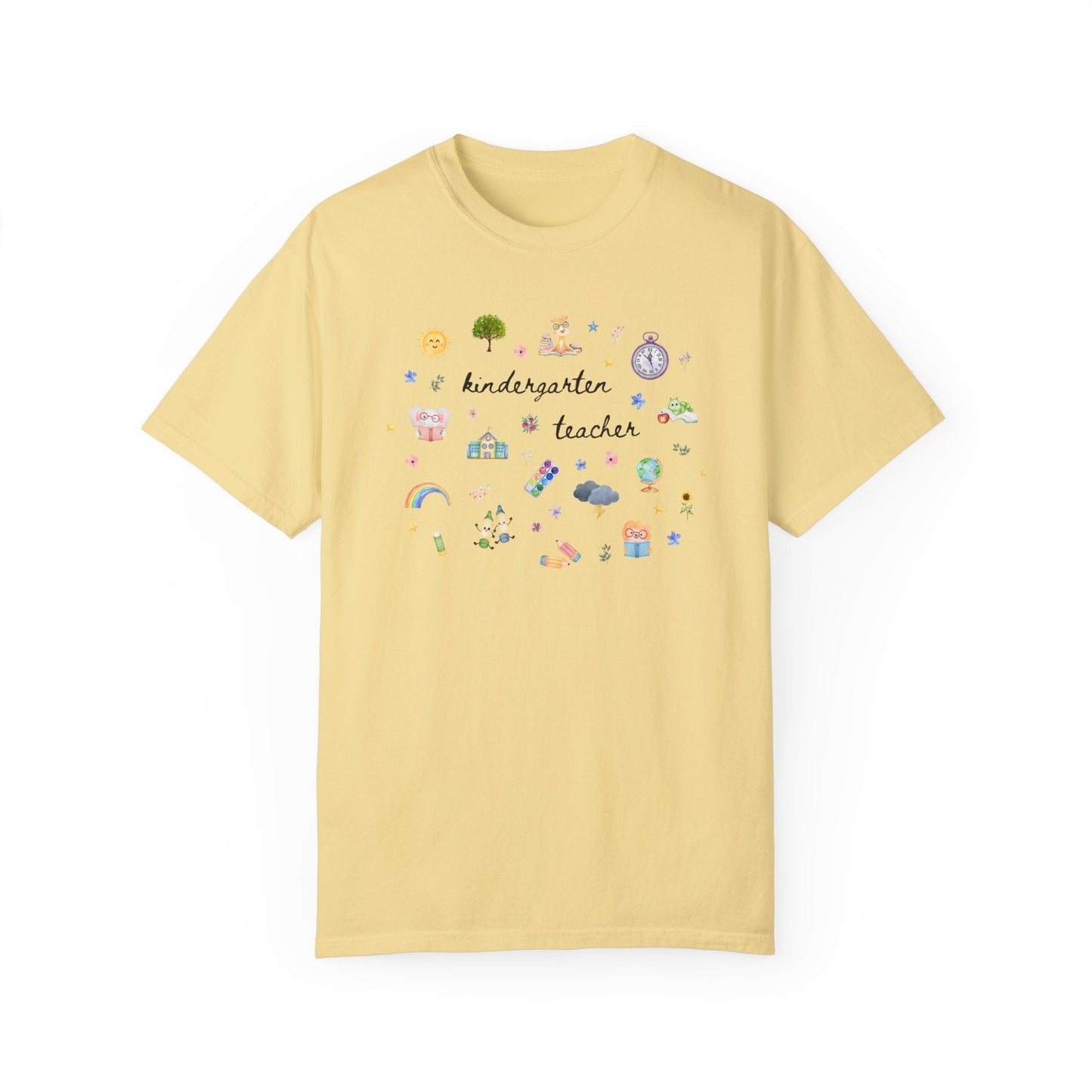 Floral Kindergarten Teacher Tee Shirt