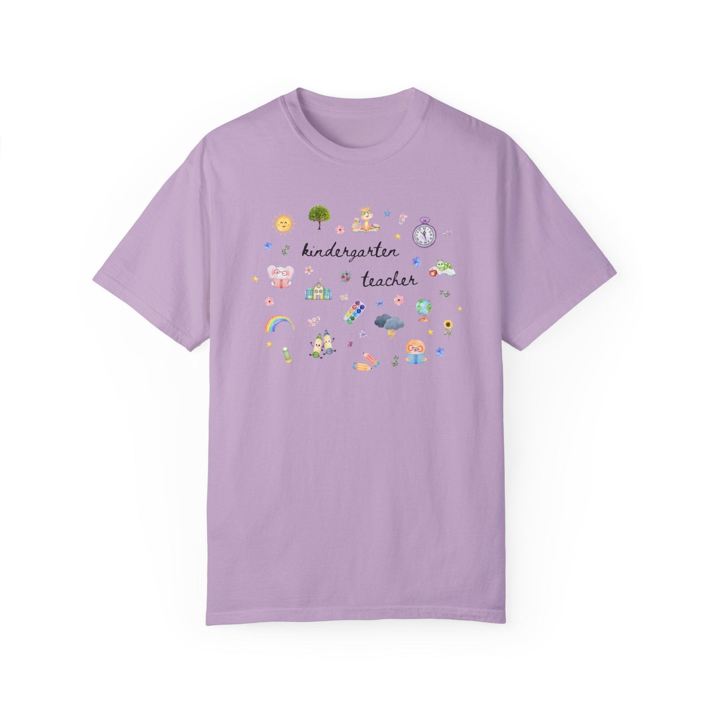 Floral Kindergarten Teacher Tee Shirt