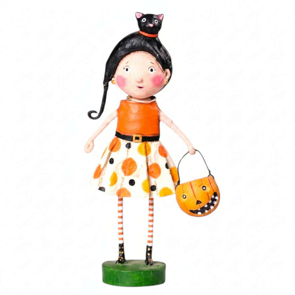 Kit Kat Halloween Figurine by Lori Mitchell SHIPS JUNE