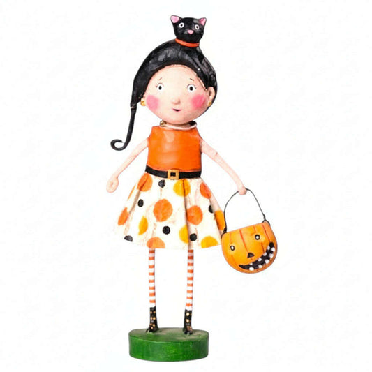 Kit Kat Halloween Figurine by Lori Mitchell SHIPS JUNE