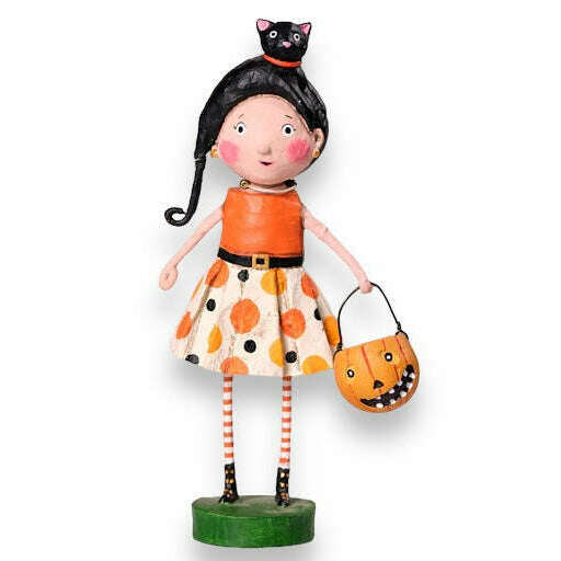 Kit Kat Halloween Figurine by Lori Mitchell SHIPS JUNE