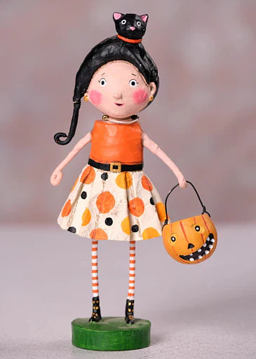 Kit Kat Halloween Figurine by Lori Mitchell SHIPS JUNE
