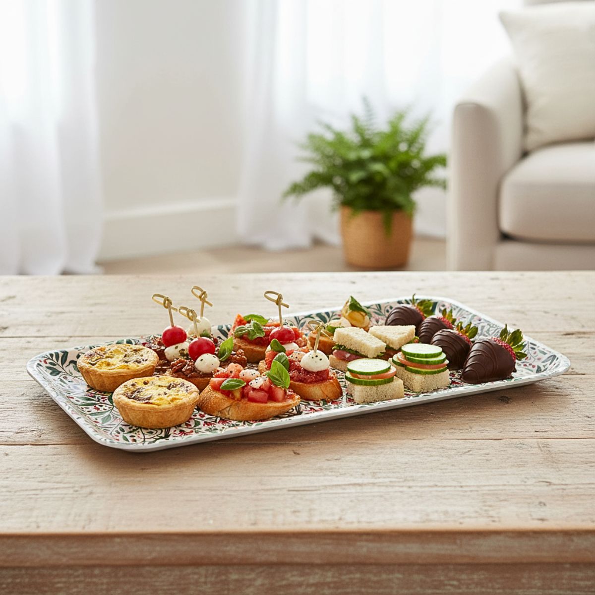Kungsang Bloom Birchwood Small Decorative Tray