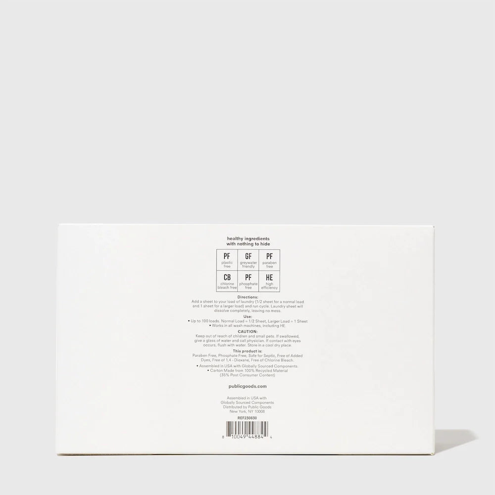 Laundry Detergent Sheets