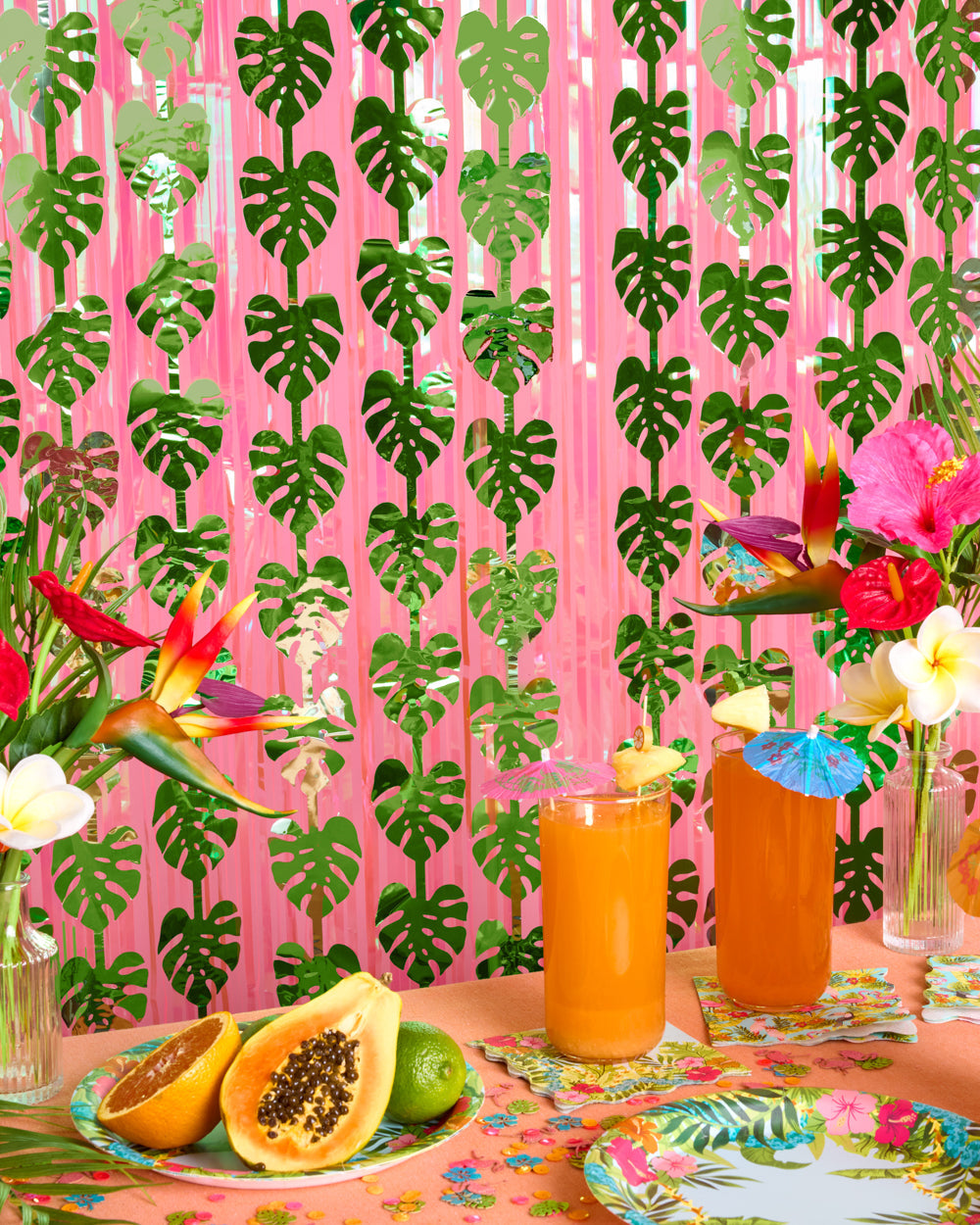 Party Animal Curtain - iridescent foil curtain