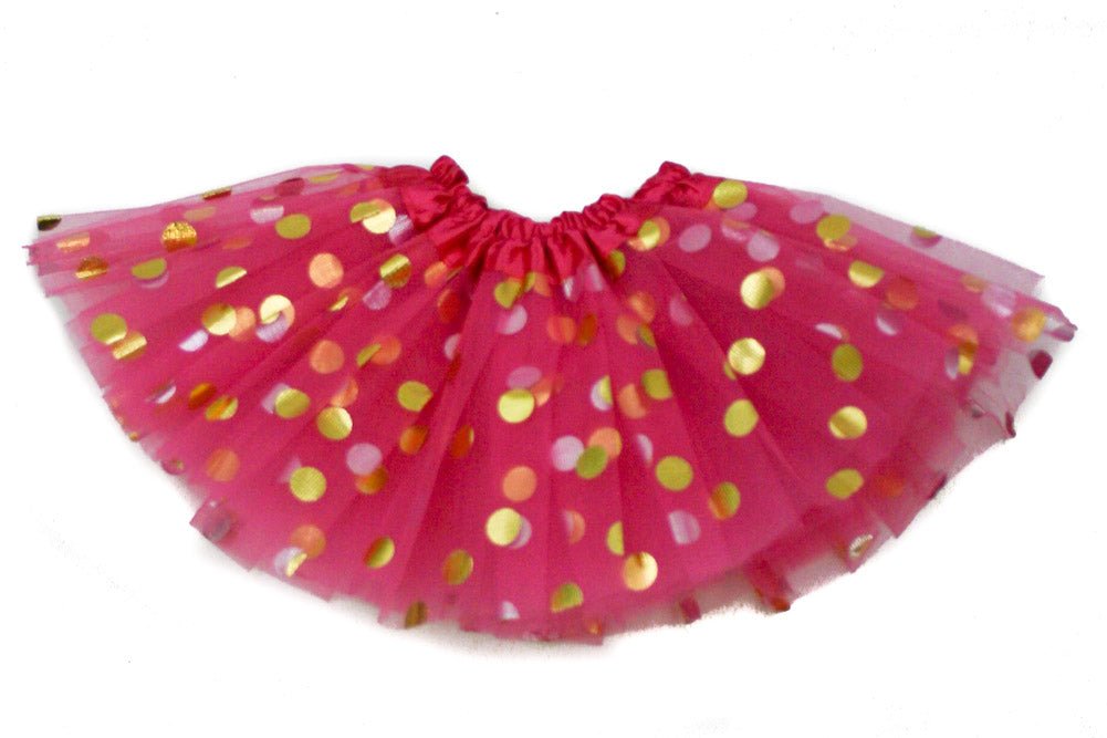 Legacy Gold Polka Dot Baby Tutu