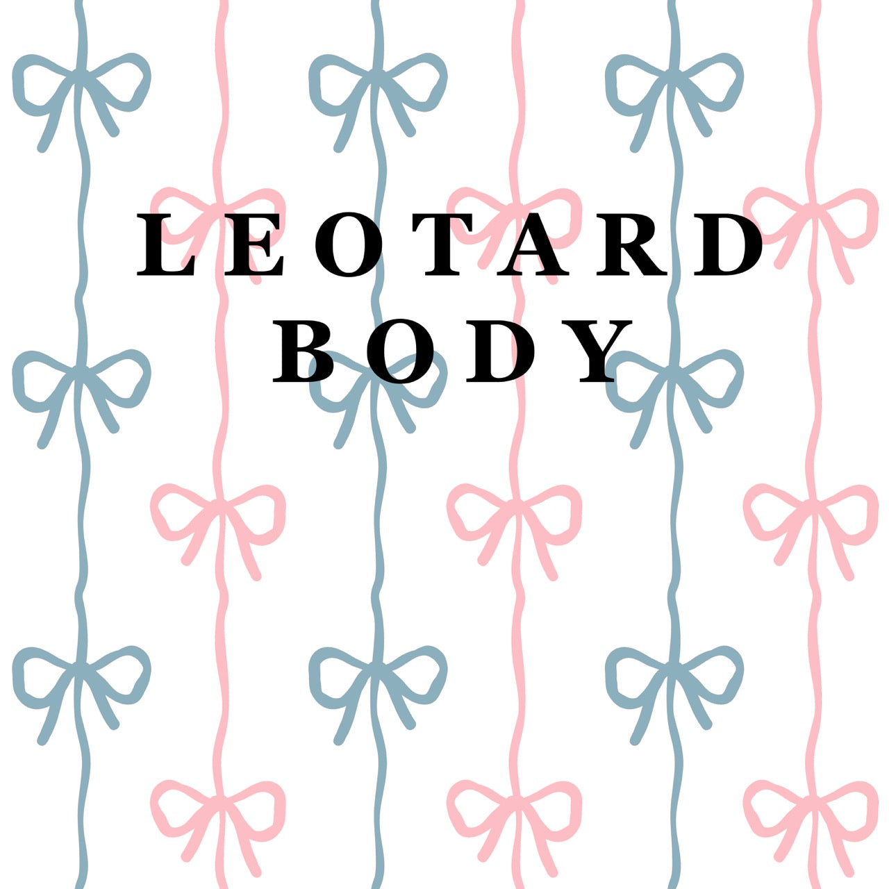 Pink and Blue Bow Shortie Leotard