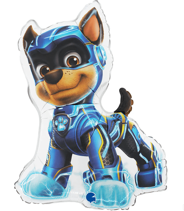 Licensed 24" Paw Patrol Mighty Pups Chase Foil Balloon