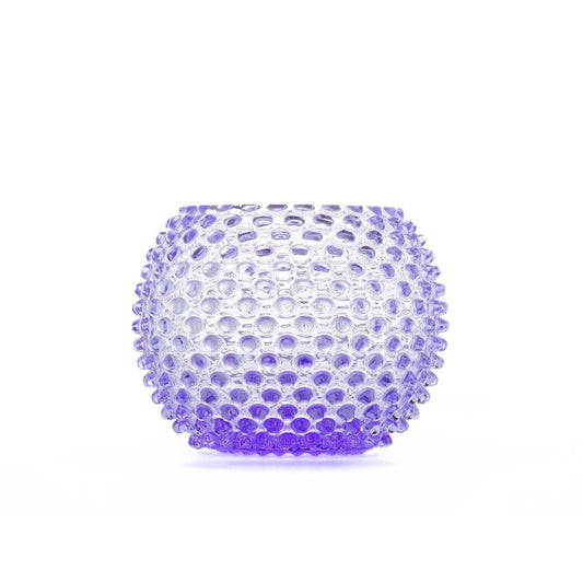 Hobnail Vase - Large - Lilac Bloom