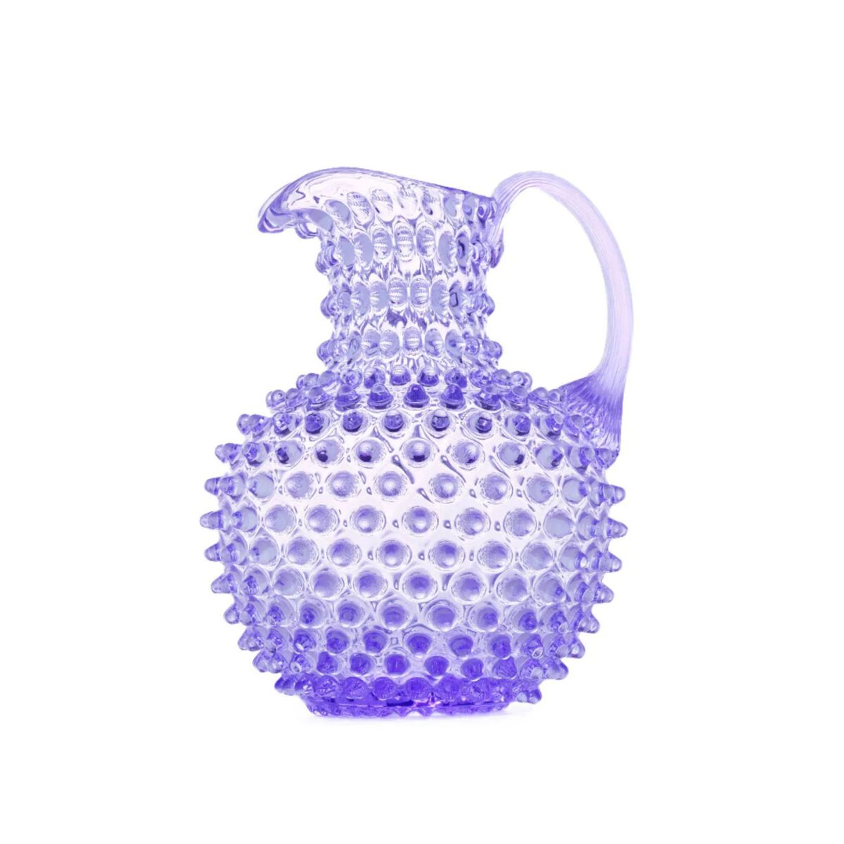 Hobnail Jug - Large - Lilac Bloom