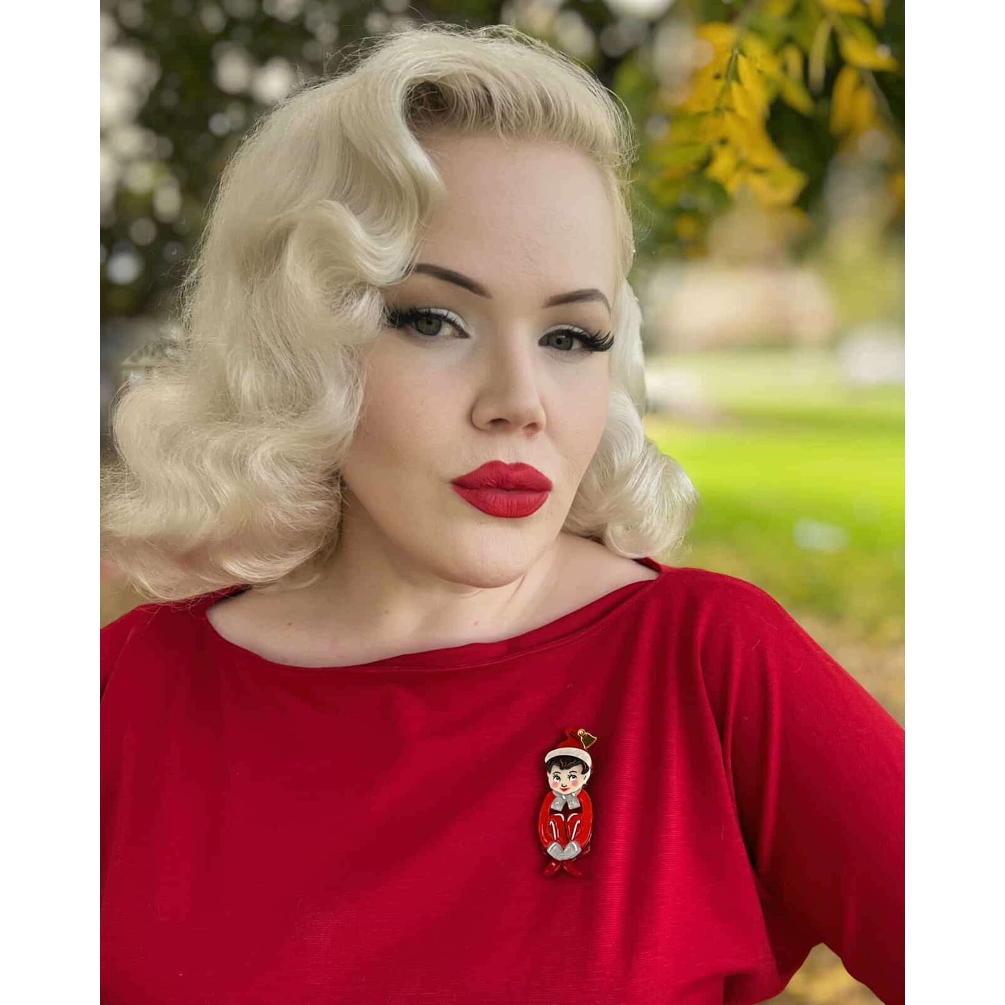 Merry Mischief Brooch by 50's Vintage Dame x Lipstick & Chrome