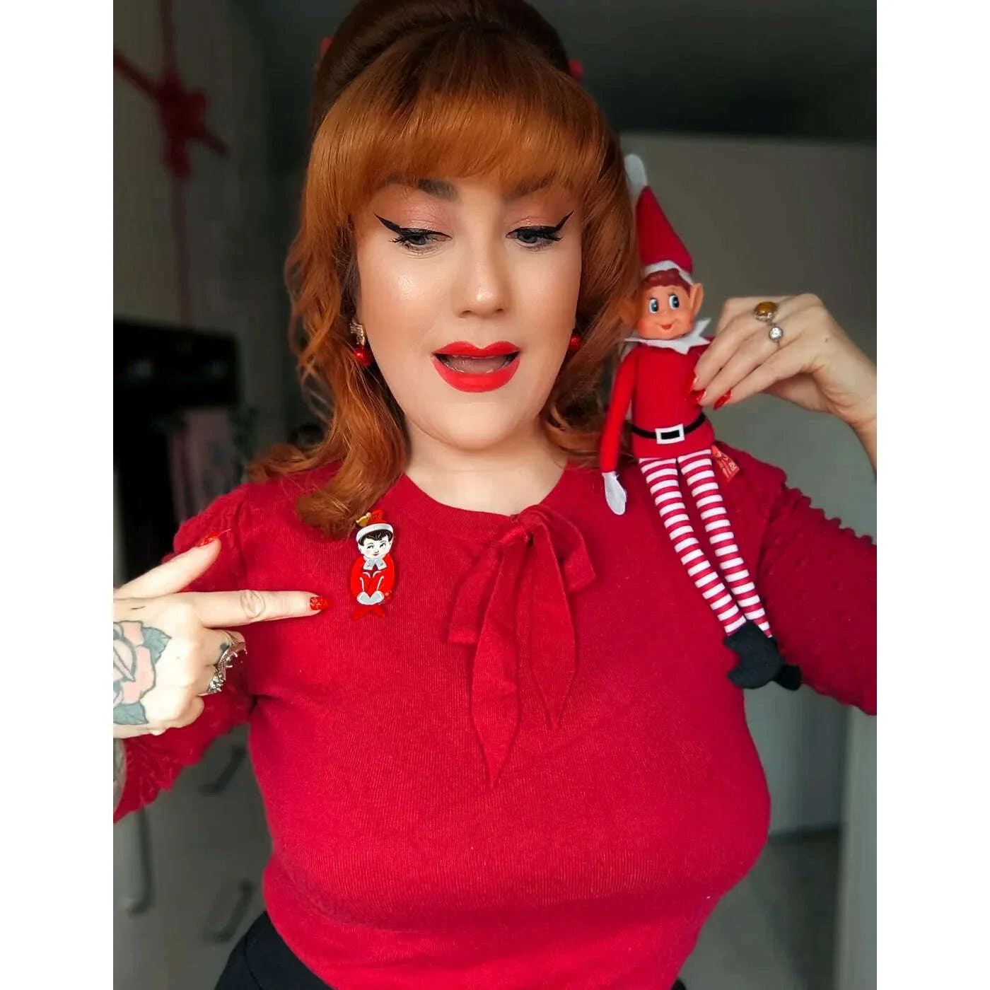 Merry Mischief Brooch by 50's Vintage Dame x Lipstick & Chrome