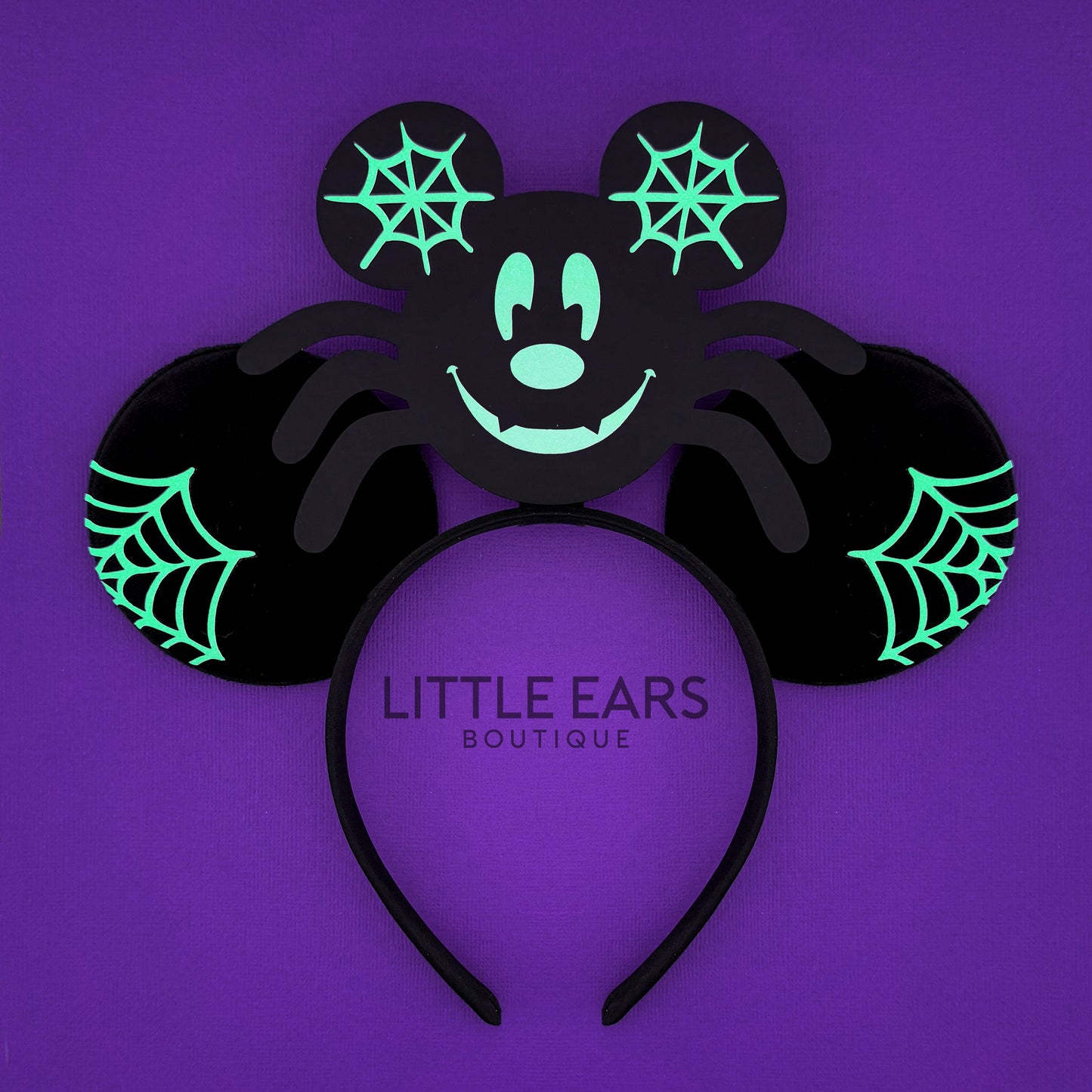 Glow Spider Mickey Ears