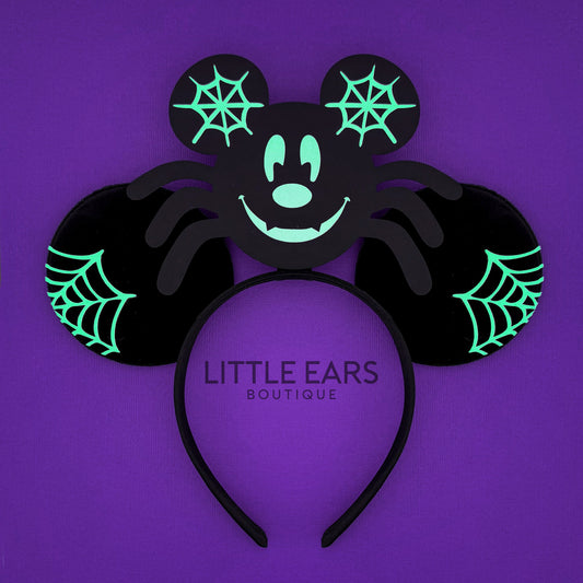 Glow Spider Mickey Ears