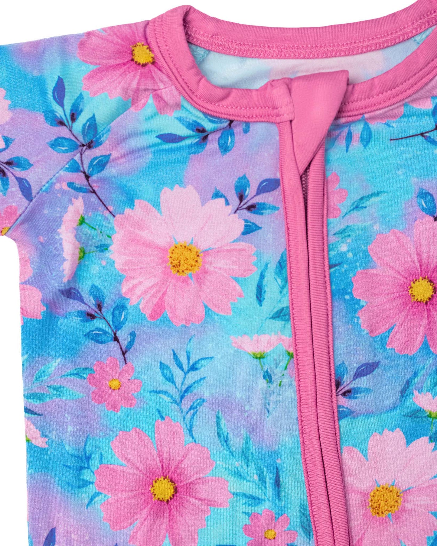 Dreamy Cosmos | Convertible Bamboo Zipper Baby Pajamas