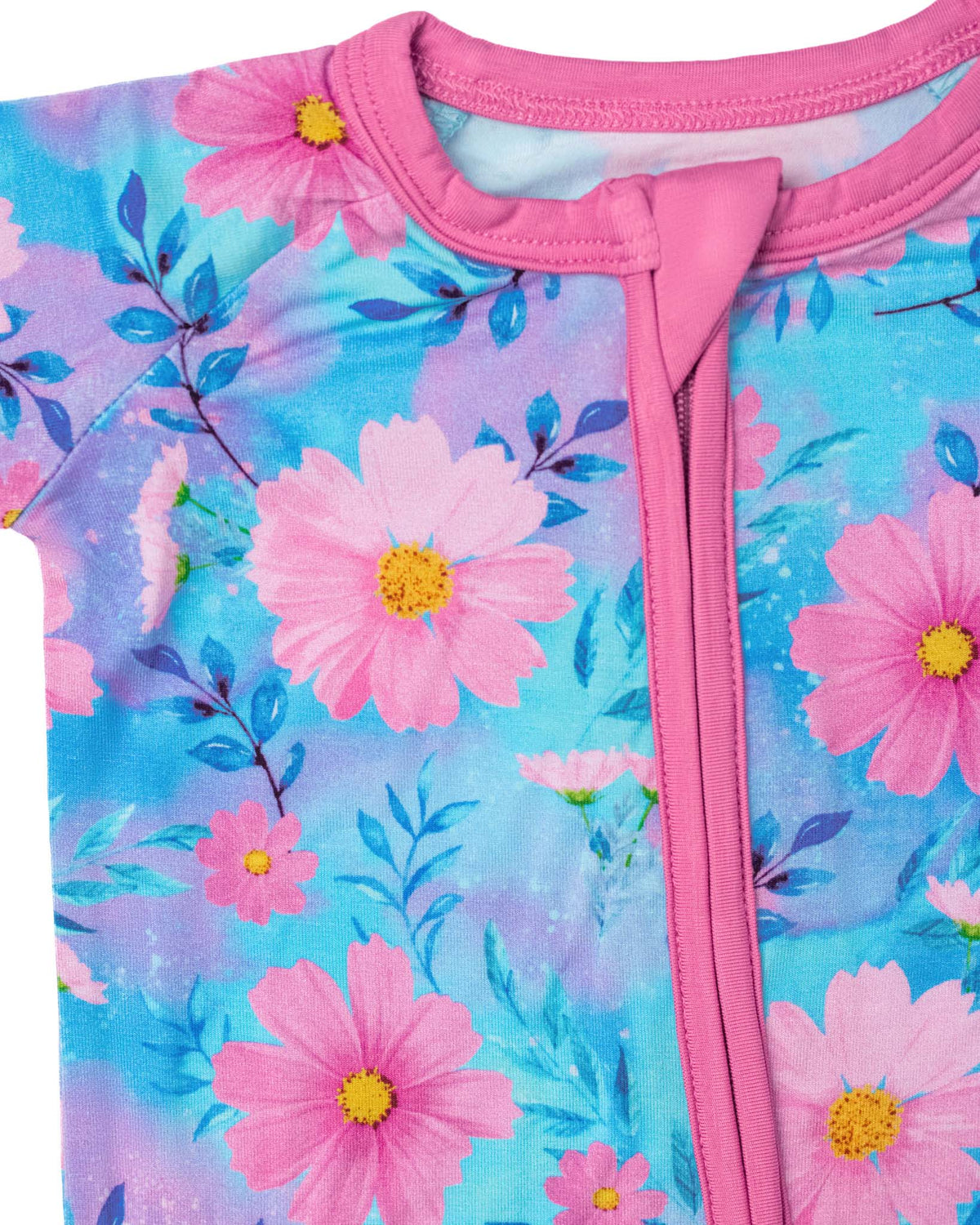 Dreamy Cosmos | Convertible Bamboo Zipper Baby Pajamas