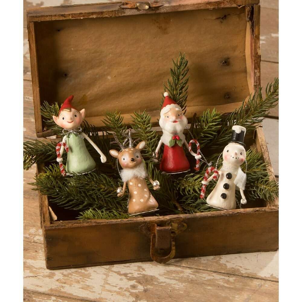 Little Santa Ornament by Bethany Lowe Designs