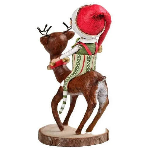 Run Run Reindeer Figurine by Lori Mitchell *NEW* SHIPS AUGUST