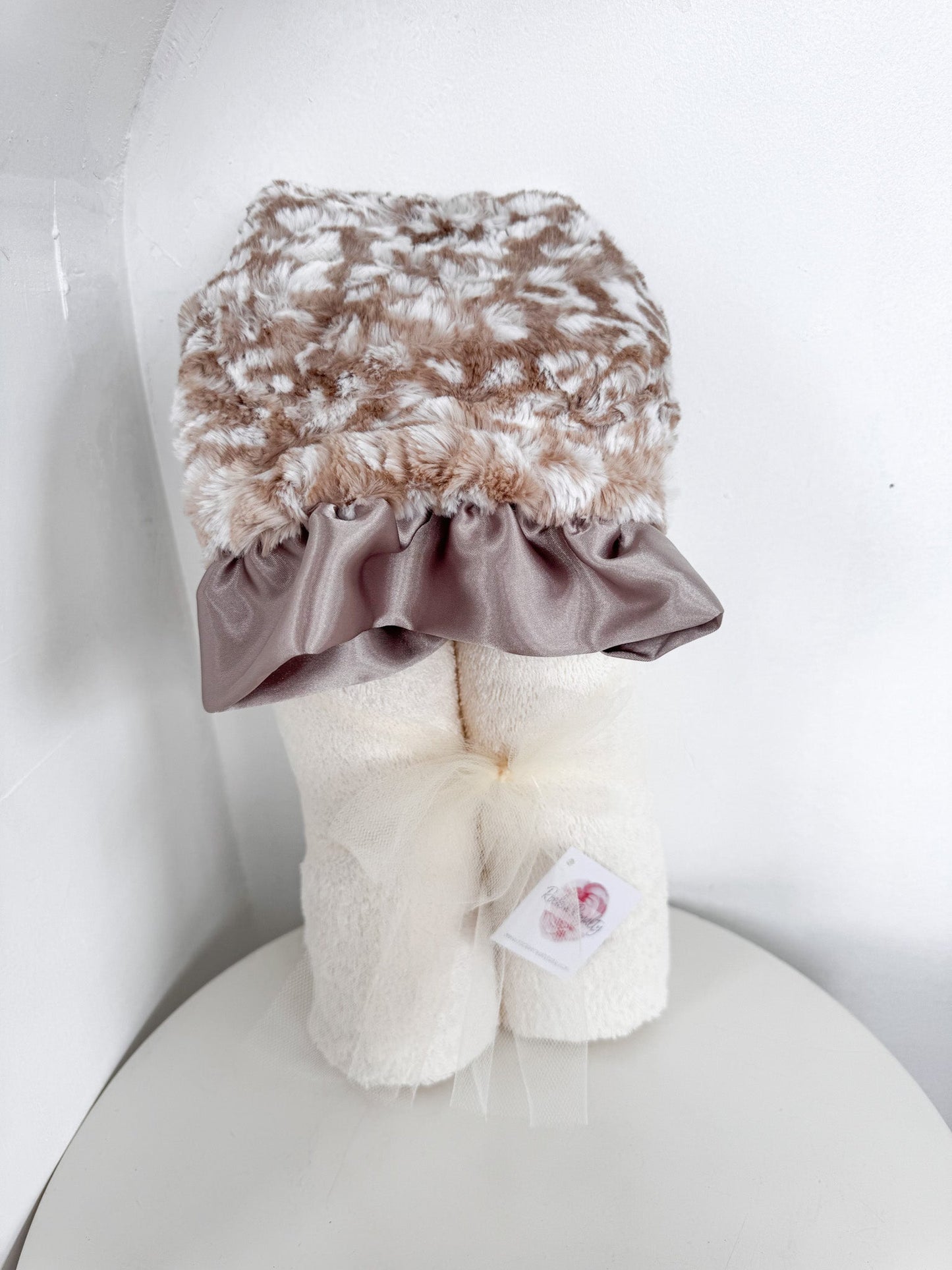 Hooded Bath Towel- Lovely Leopard