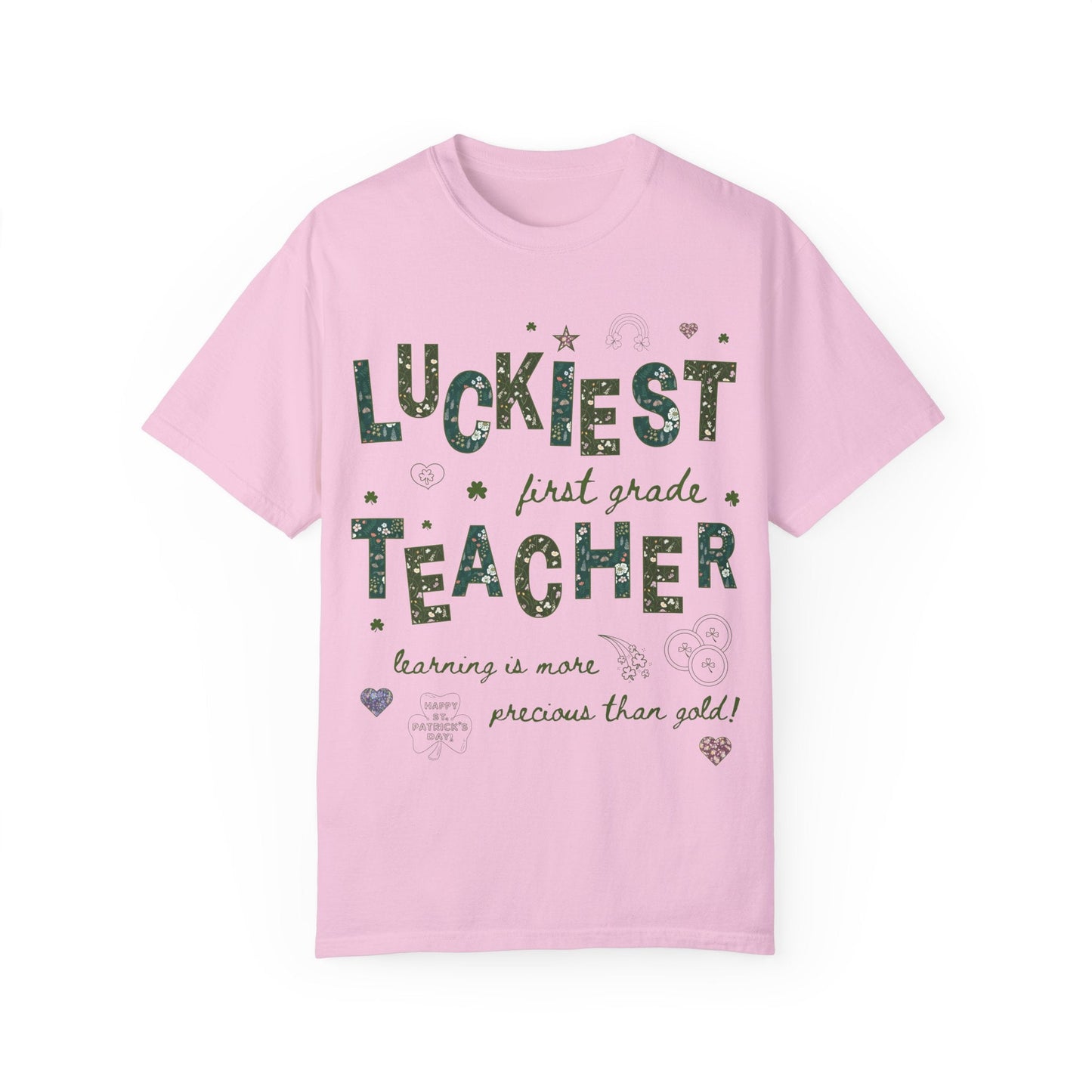 Luckiest First Grade Teacher Tee
