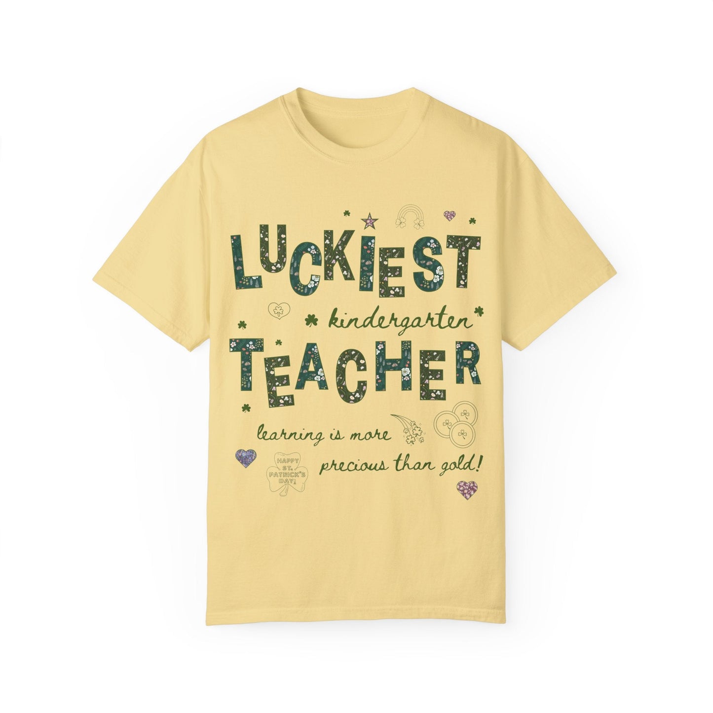Luckiest Kindergarten Teacher Tee Shirt