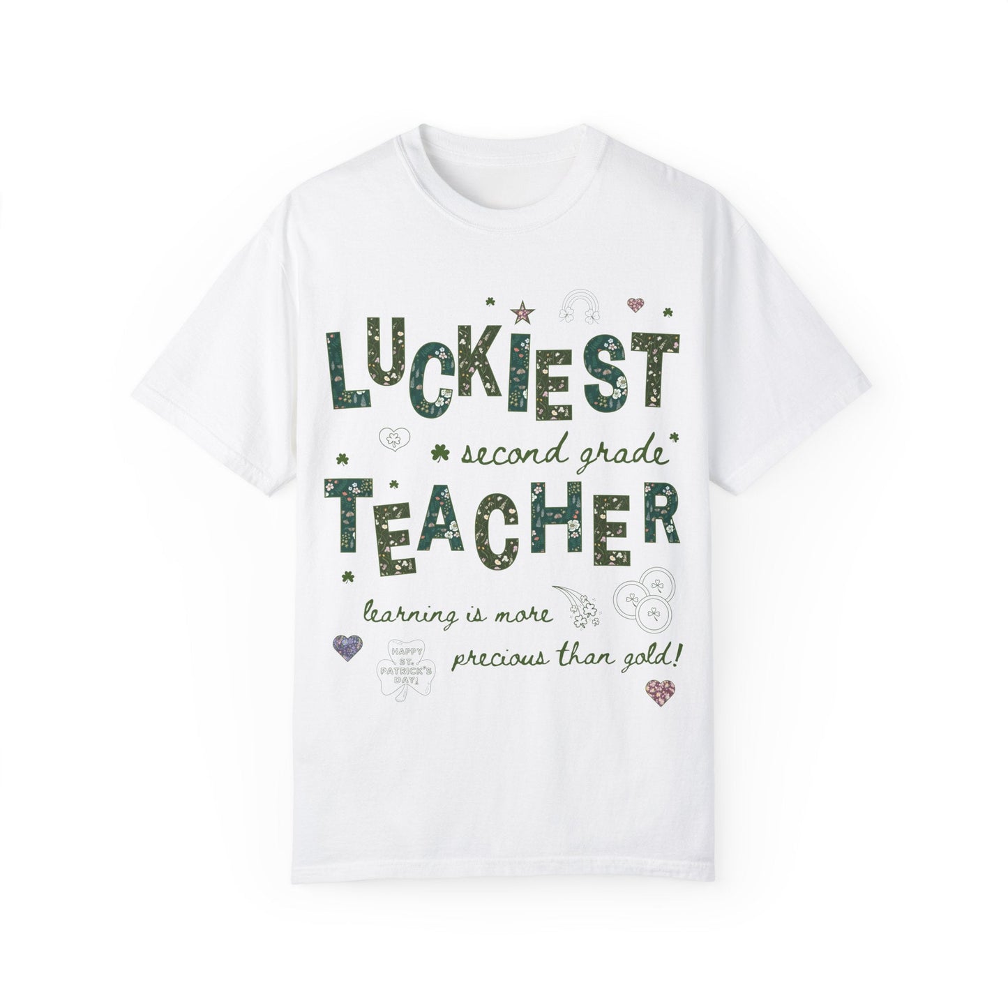 Luckiest 2nd Grade Teacher Tee