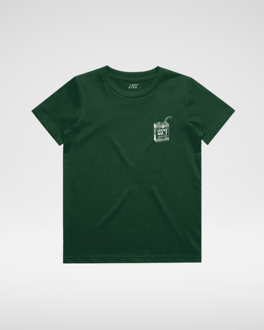LUCKY NO. 7 TEE - LIMITED EDITION FOREST GREEN