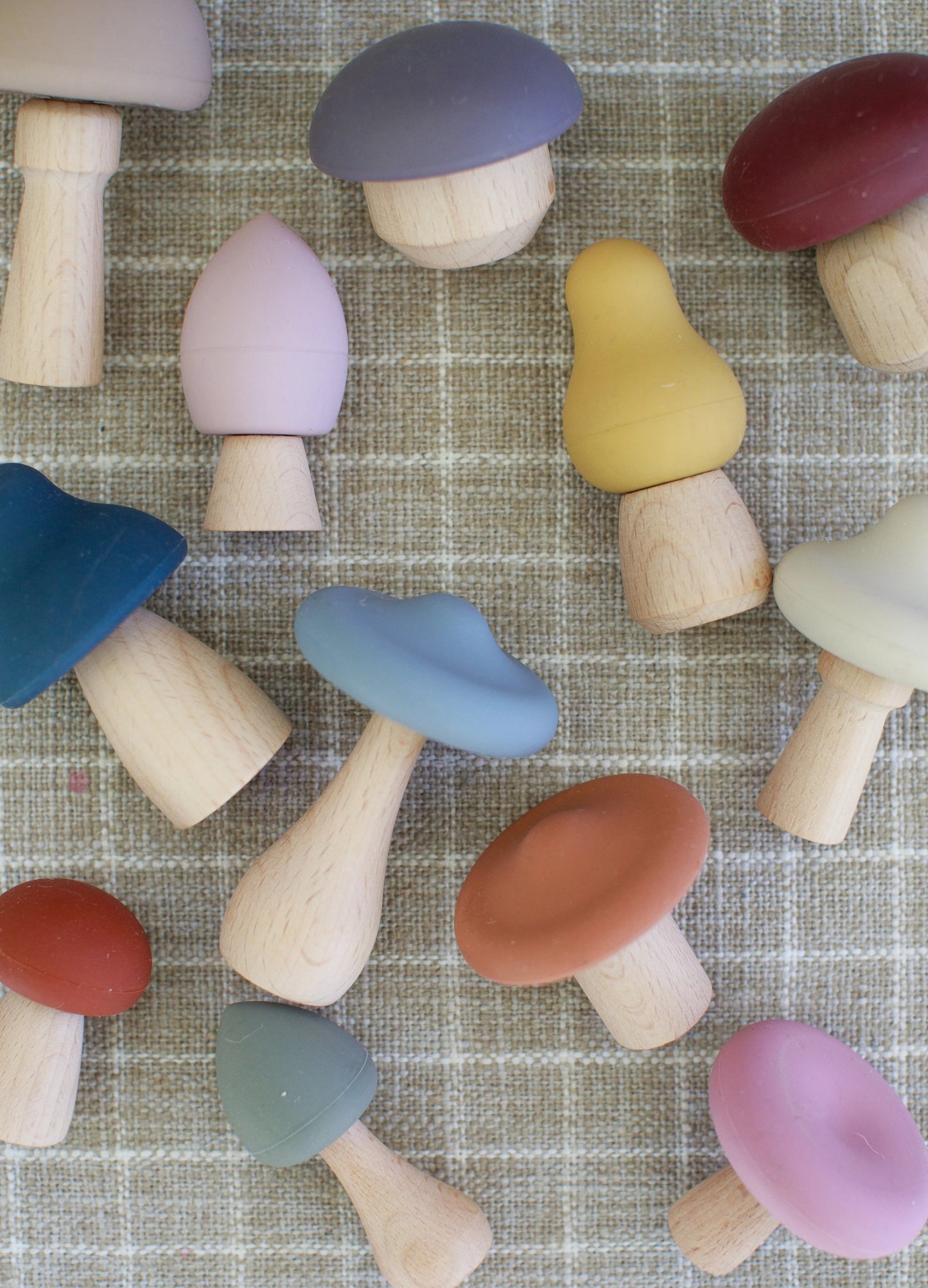 Mushroom Toy | Wood & Silicone + Imaginative + Montessori | LYTL®️