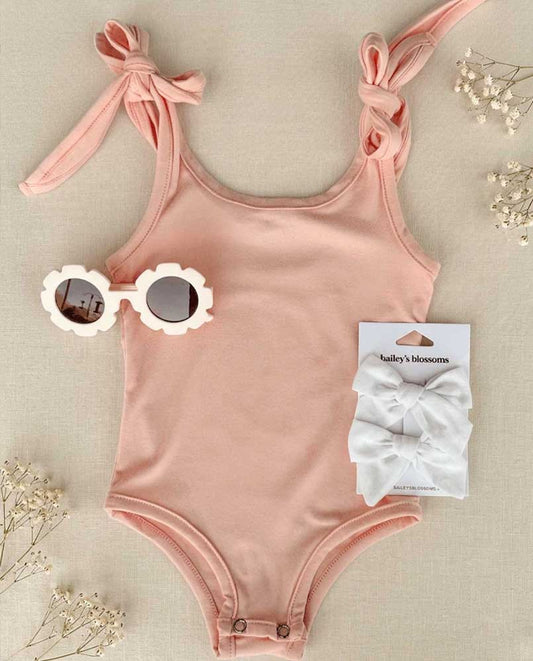 Madden Tie Shoulder Tank Top & Leotard - Honeydew