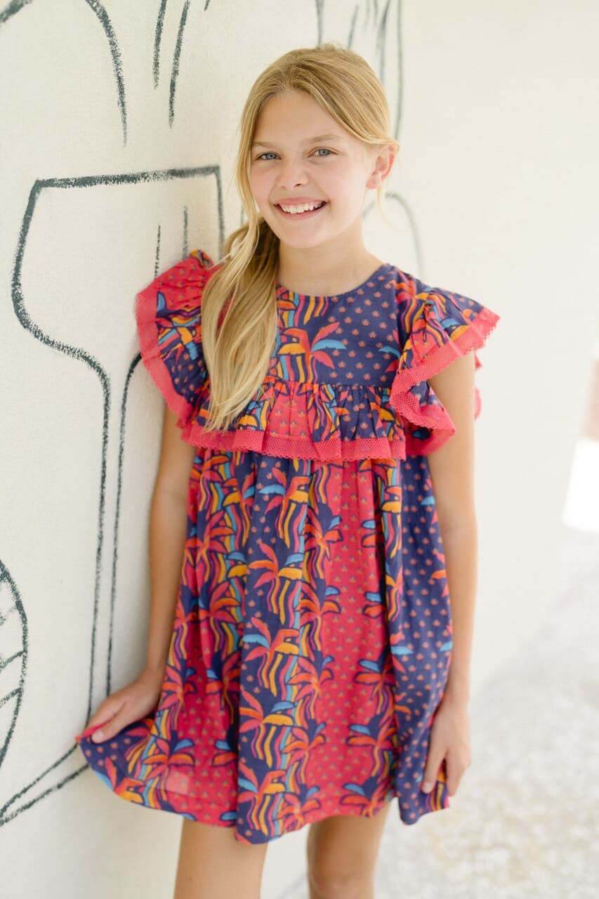 Girls Madeline Yoke Dress