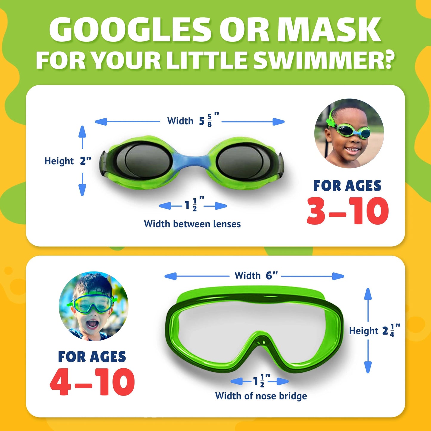 Purple Galaxiez Swim Half Mask ages 4-10