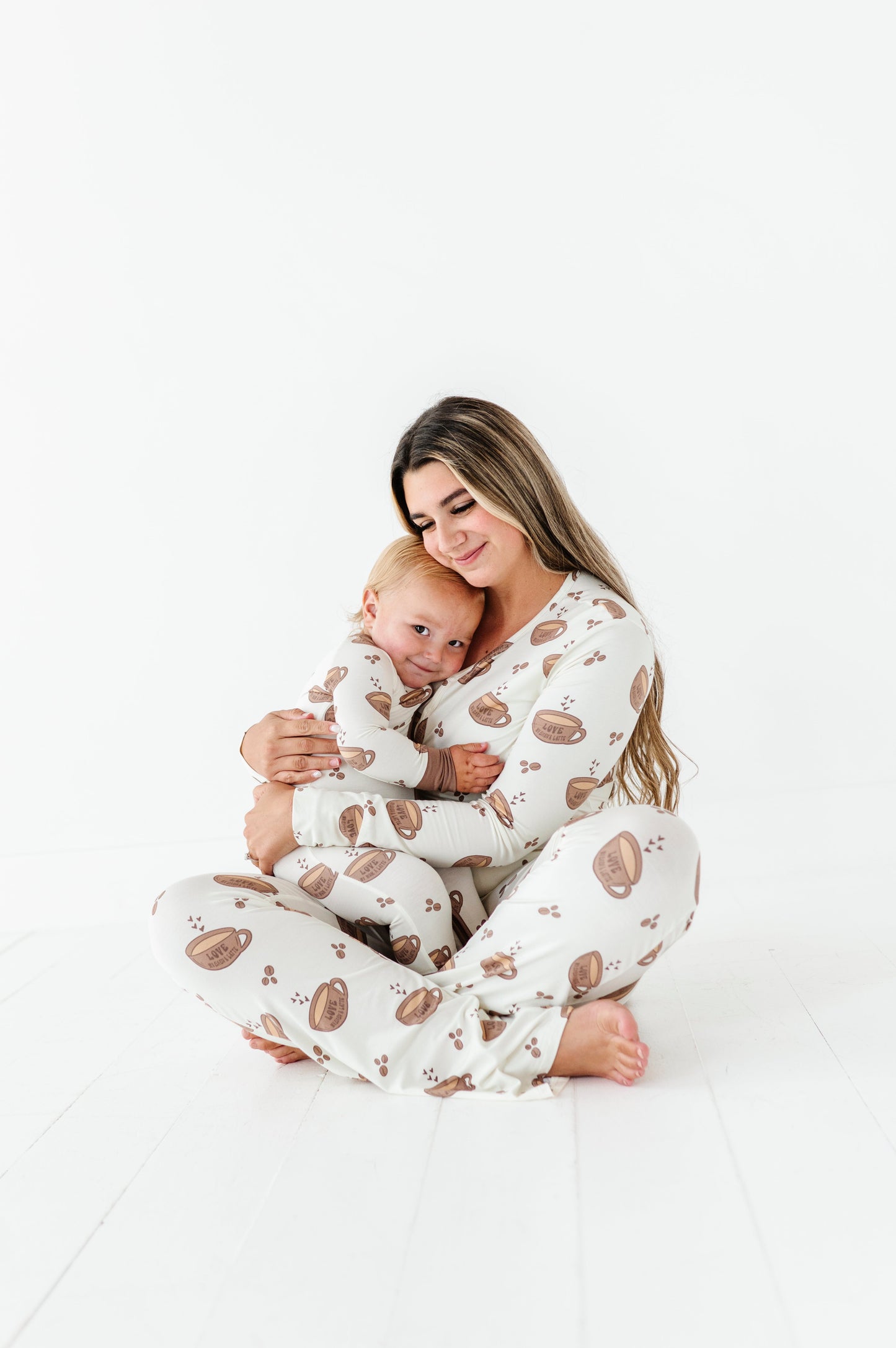 WOMENS LOVE MY BABY A LATTE BAMBOO