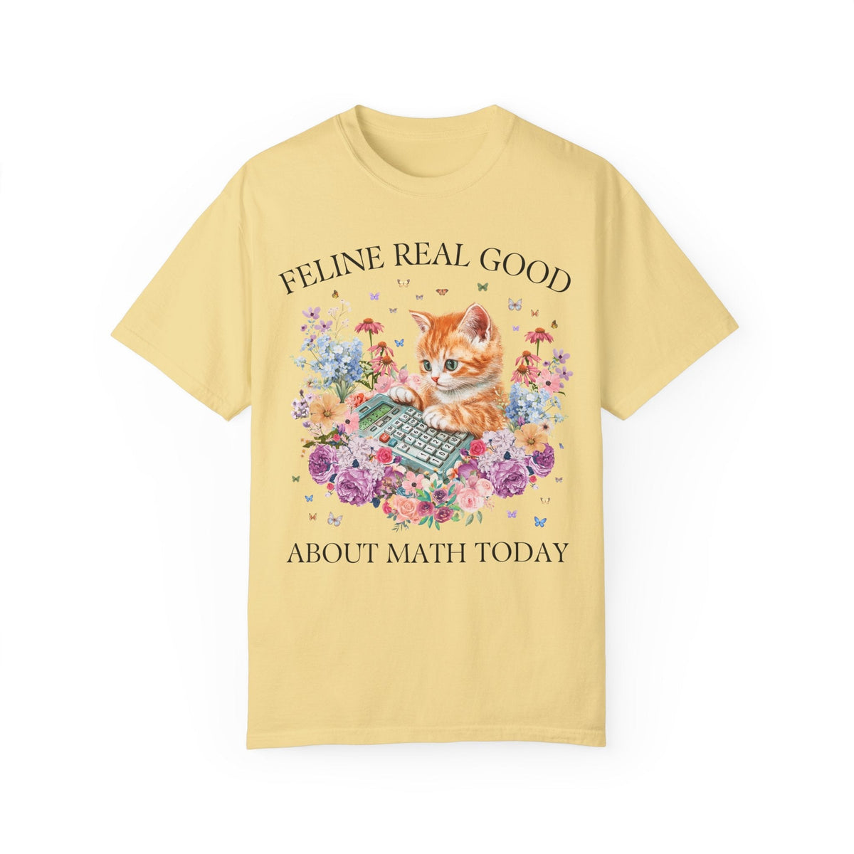 Math Teacher Cat T-Shirt