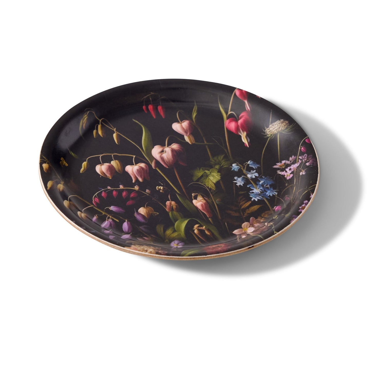 Bleeding Heart Mini Birchwood Tray Set of 2