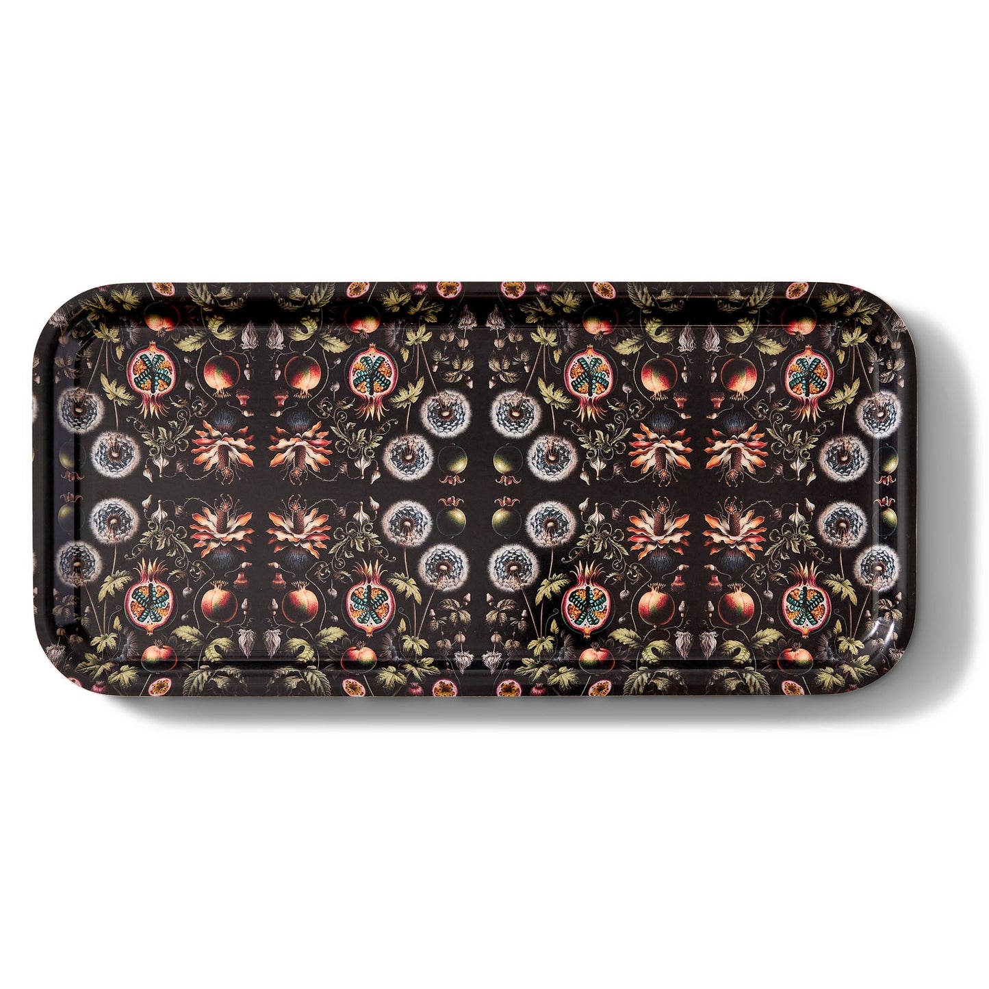 Dandelions Narrow Birchwood Small Decorative Tray
