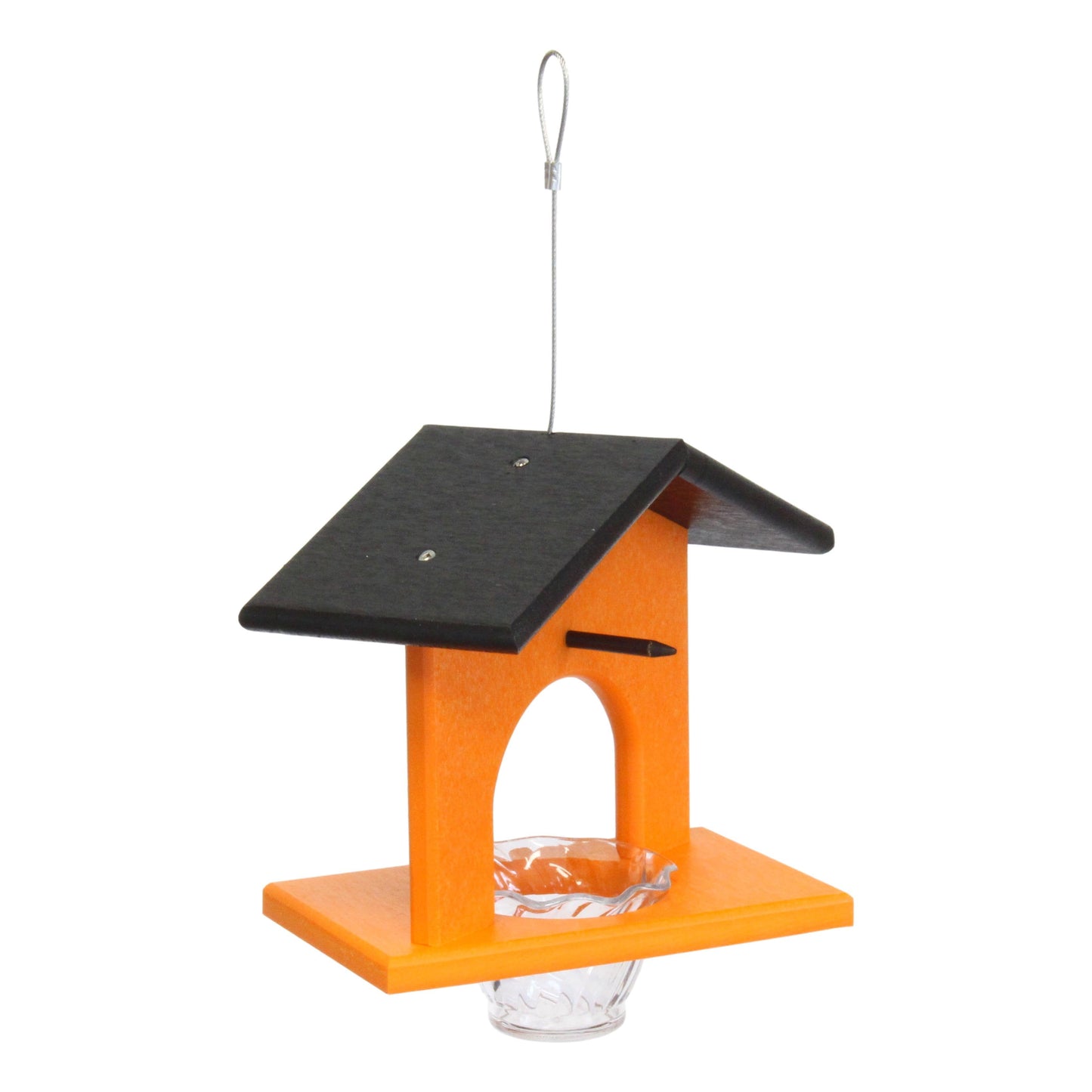Hanging Oriole Jelly and Orange Bird Feeder, Eco-Friendly Poly Lumber