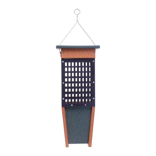 Pileated Woodpecker Suet Bird Feeder - Holds 2 Suet Cakes