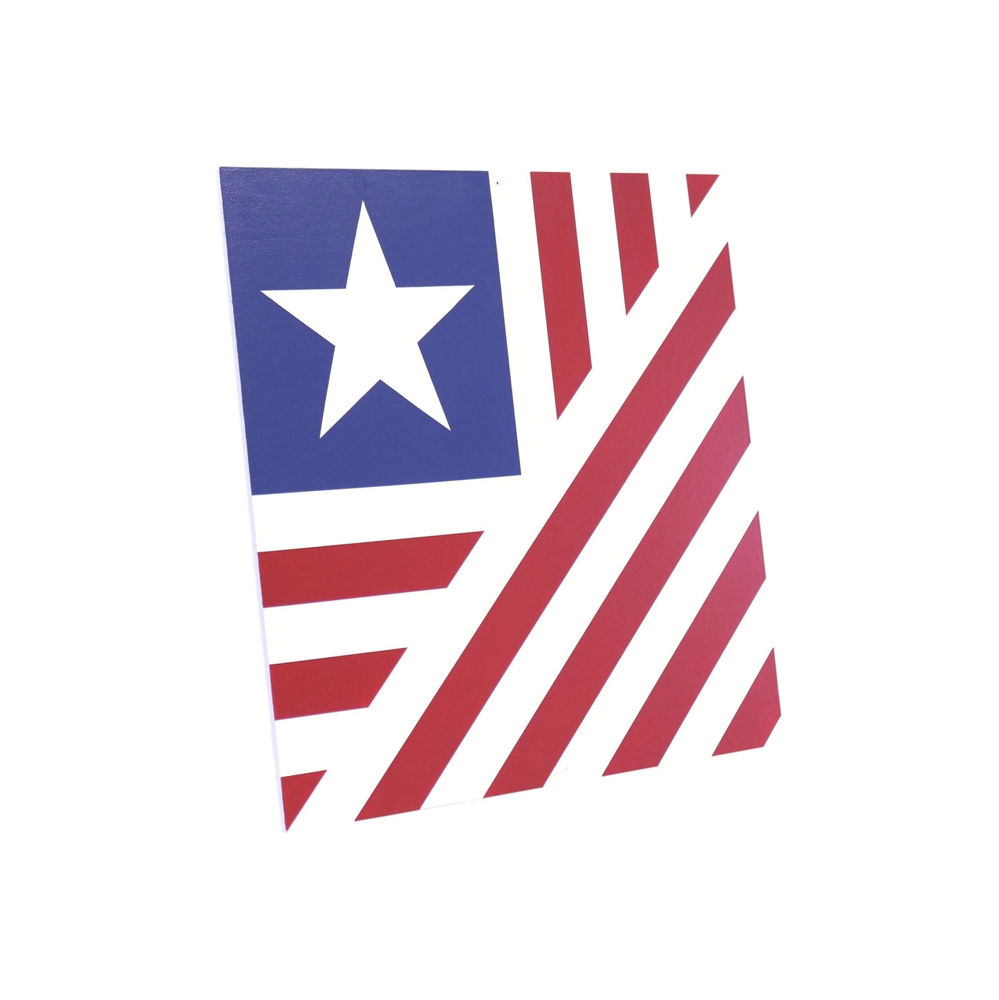 Hand-Painted Barn Quilt Sign, United States Flag "Old Glory" Design