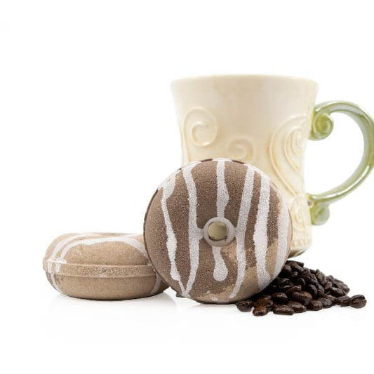 Bath Bomb | Hazelnut Cappuccino Bath Bomb | Donut Bath Bombs