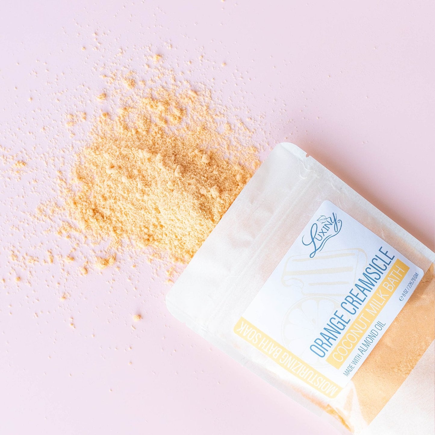 Coconut Milk Bath | Bath Fizz | Moisturizing Bath Soak | Orange Creamsicle