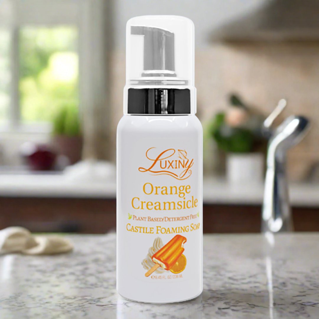Foaming Hand Soap | Castile Soap | Natural Foaming Soap | Natural Liquid Soap | Orange Creamsicle