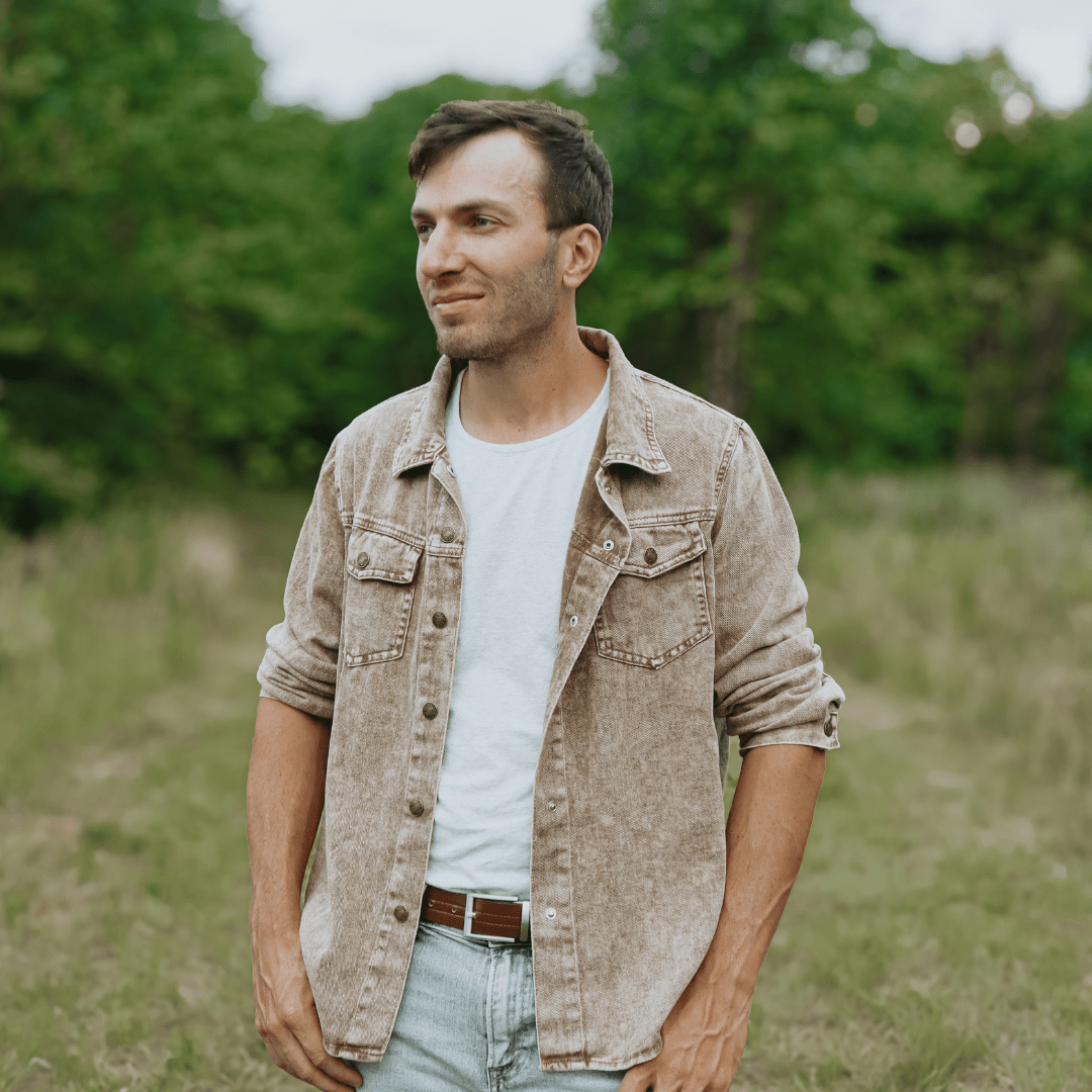 Brown Denim Jacket - Adult